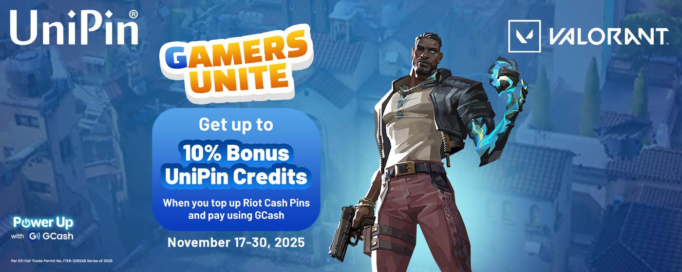 Gamers Unite! Level Up Your Valorant Experience with Up to 10% Bonus UniPin Credits (PH)